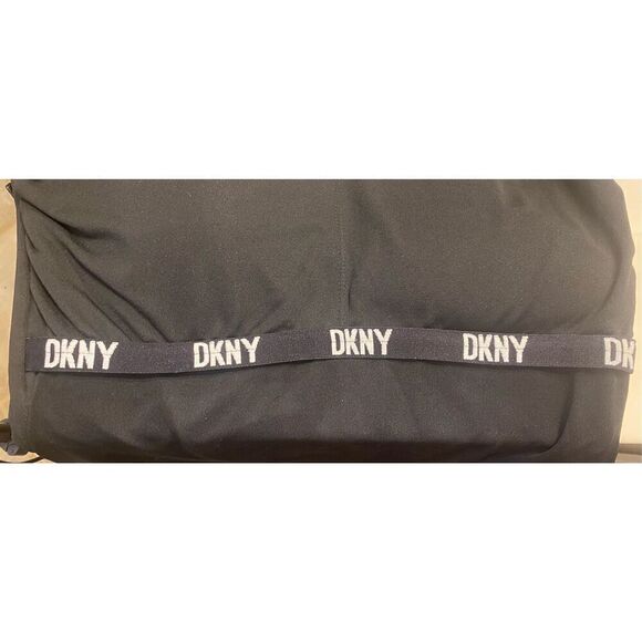 DKNY One Piece Swim Suit Adjustable Straps Sz. M Bra Blue/White - Picture 9 of 13